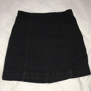 Black Free People Skirt